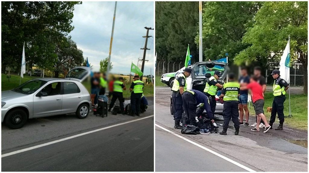 RUTA 2: Policía de Brandsen intercepta vehículo con envoltorios de Marihuana. Dos detenidos 4