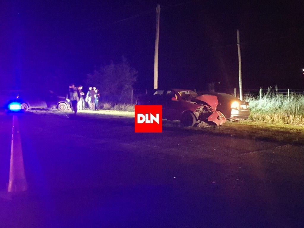 BRANDSEN: Choque frontal en ruta 215. Una persona herida 7