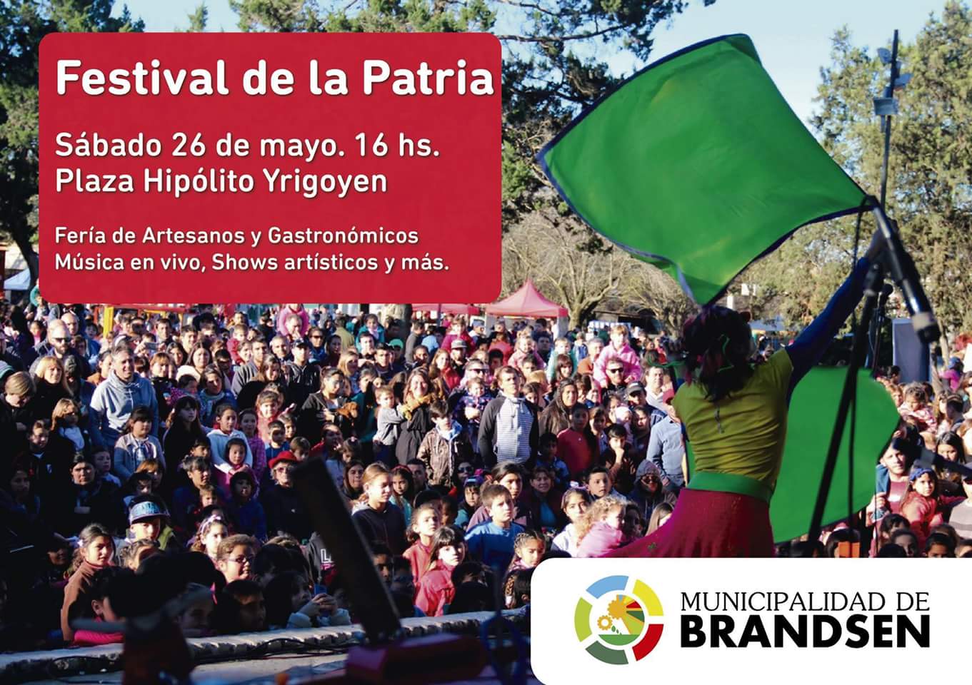 BRANDSEN: Festival de la Patria en la plaza Hipólito Yrigoyen 4