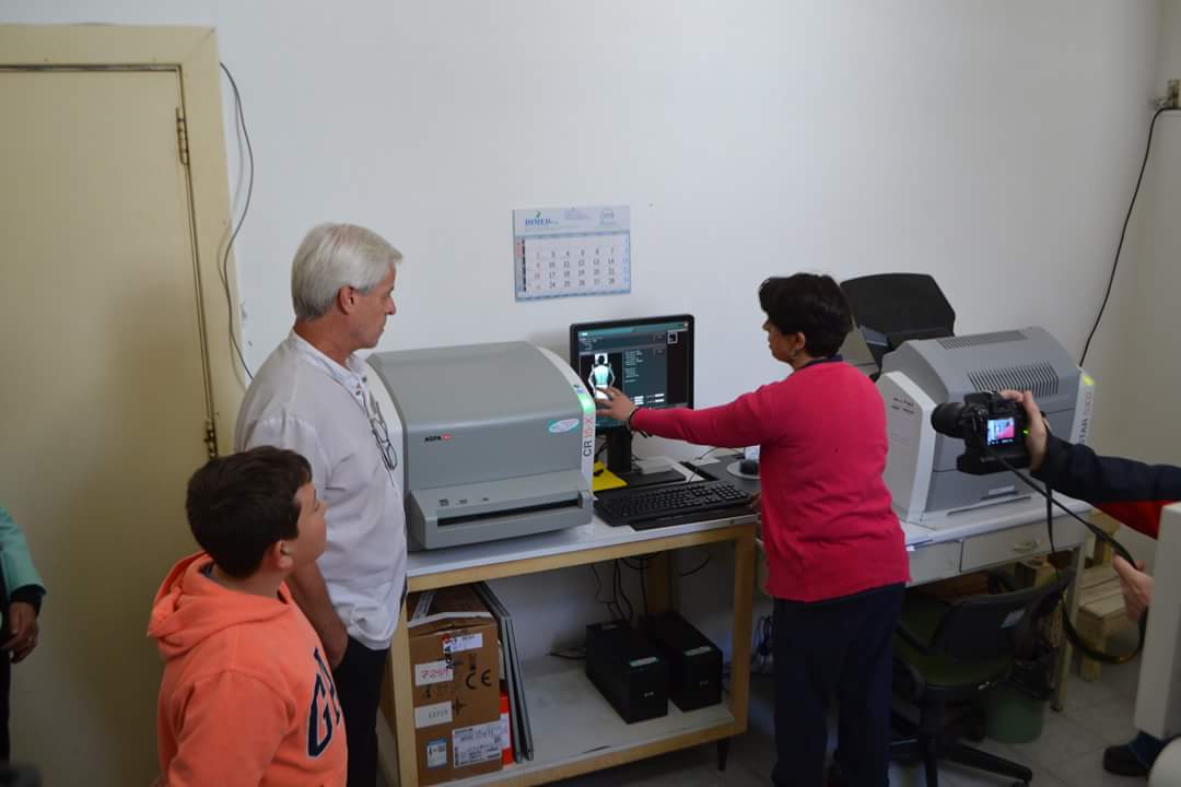 MONTE: Se inauguraron nuevos equipos de rayos en el hospital 6
