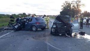 LOBOS: Triple choque en Ruta 205, 14 heridos en total 4
