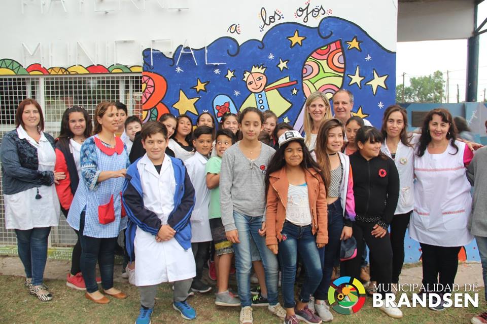 BRANDSEN: Inauguraron un mural en Los Pinos y el jueves 20 tendrán la Fiesta de Fin de Año 13