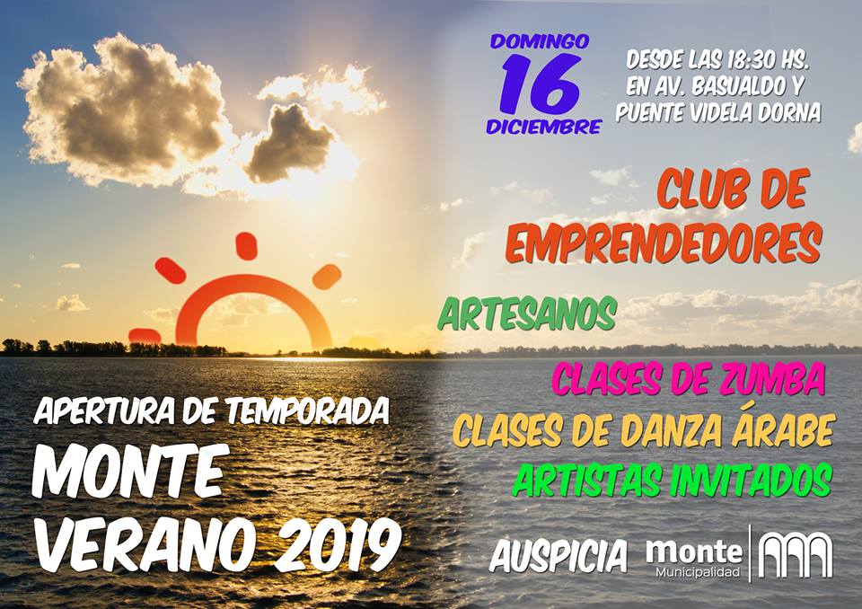MONTE: El próximo domingo se inaugurará la temporada de Verano 2019 4