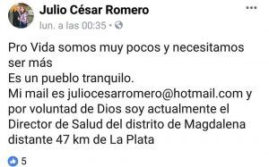 LA PLATA: Secretario de Salud busca "médicos provida" para una guardia 2