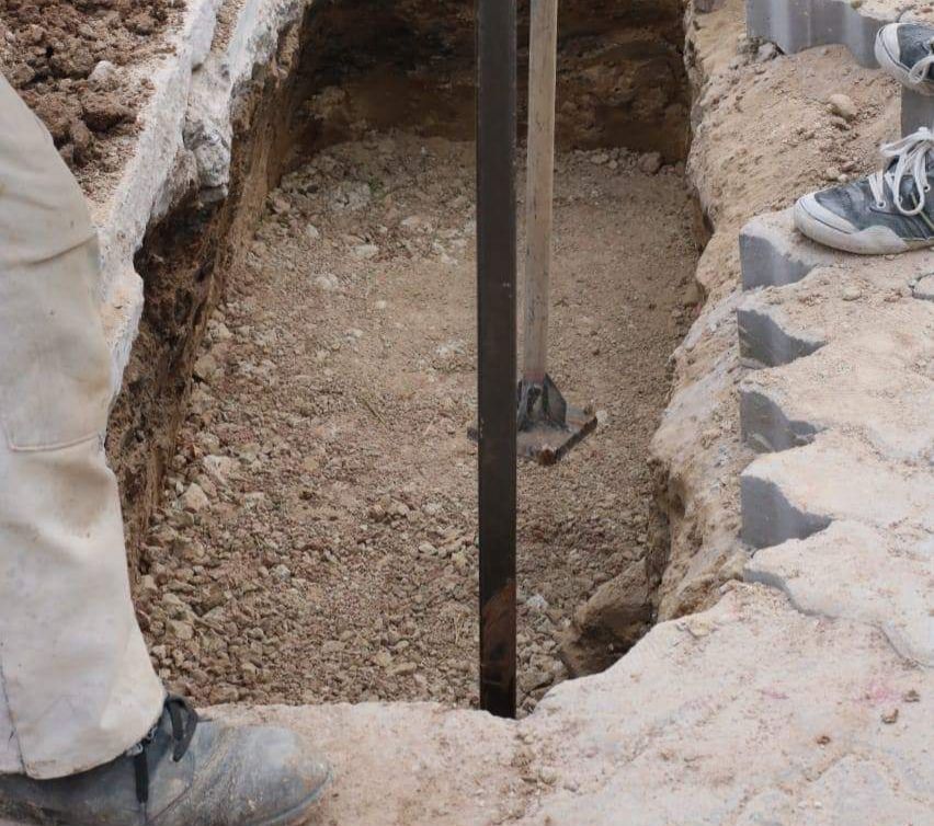 RANCHOS: Se realizan trabajos de Pavimentación en calle San Martín 7