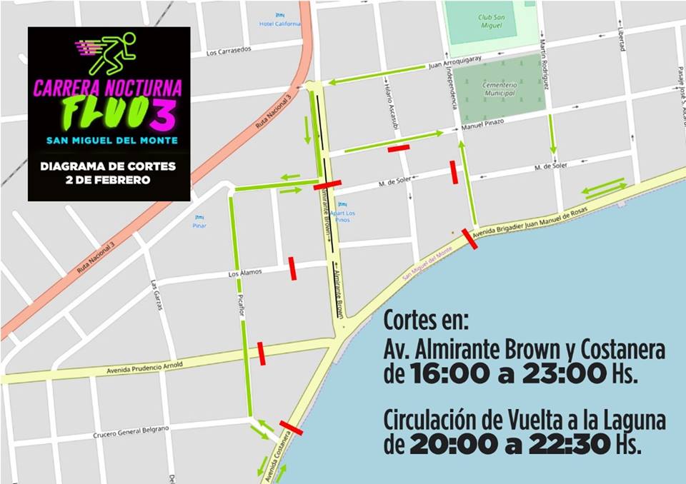 MONTE: Esperan 1.500 corredores para la Carrera Fluo 4