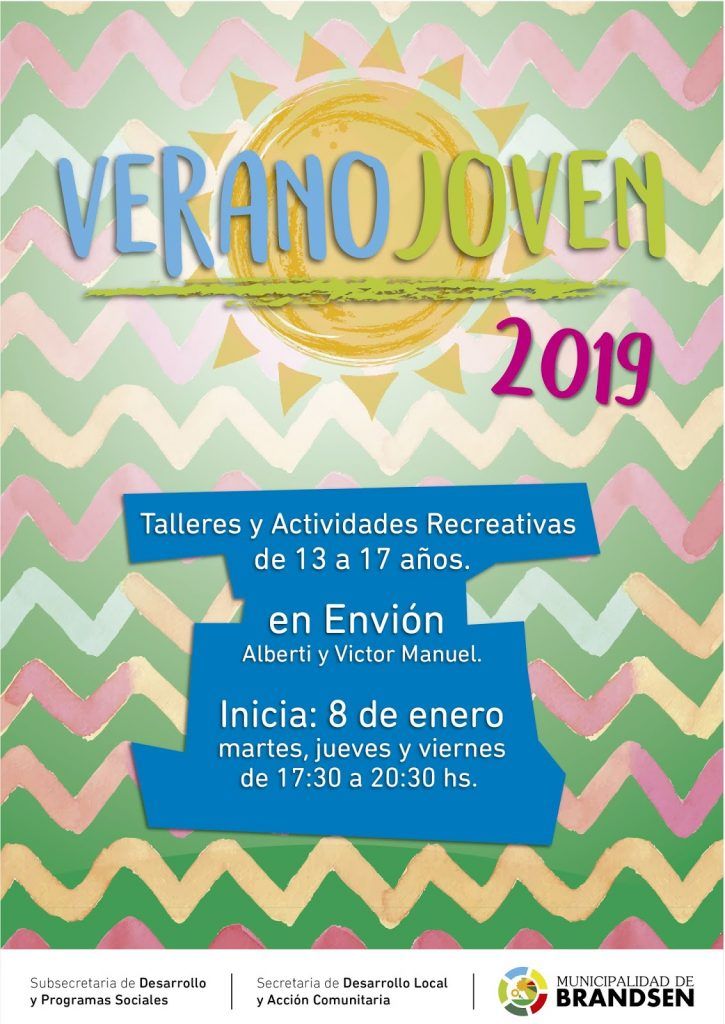 BRANDSEN: Durante enero y febrero se llevará a cabo "Verano Jóven" 4
