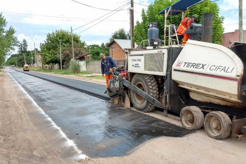 CAÑUELAS: Continúa la pavimentación en el barrio Buen Pastor 4