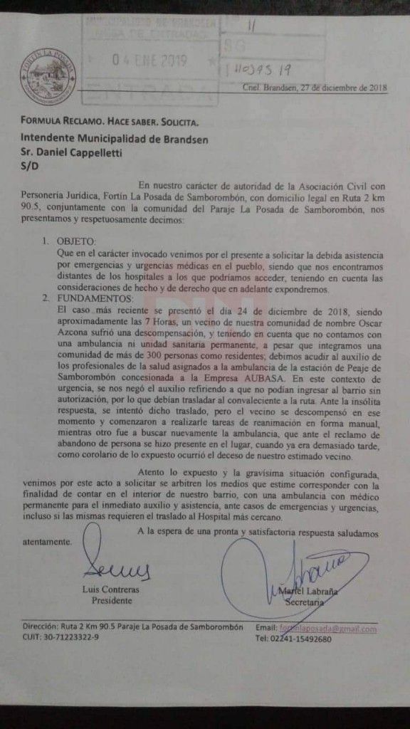 BRANDSEN: Pidieron la ambulancia del peaje, no fue y falleció un vecino 4