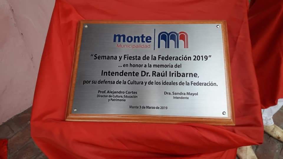 MONTE: Depositaron el sable de San Martín en el rancho de Rosas 10