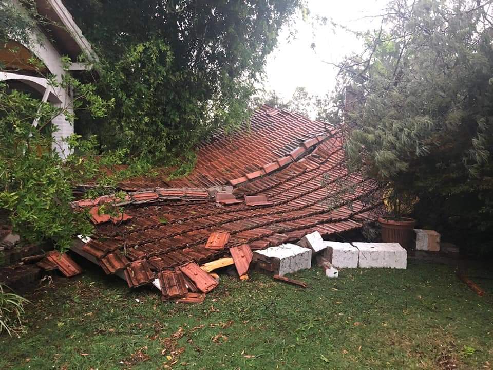 Violento temporal en Monte causó destrozos y hay personas evacuadas 8