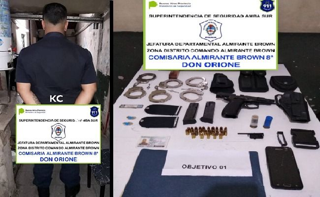 ALTE. BROWN: Policía detenido tras robarle a otro durante una venta de zapatillas 11