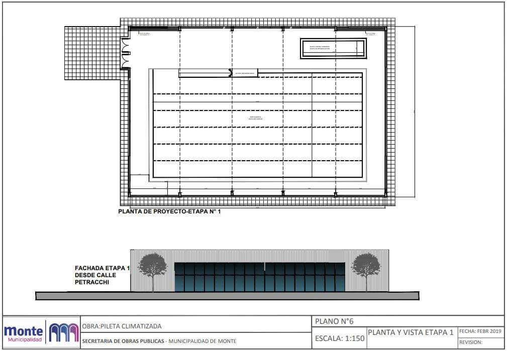 MONTE: Construirán una pileta climatizada en el predio del polideportivo municipal 12