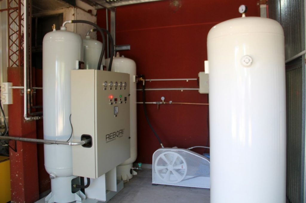 BRANDSEN: La planta de oxígeno del Hospital Municipal ya funciona a prueba 6