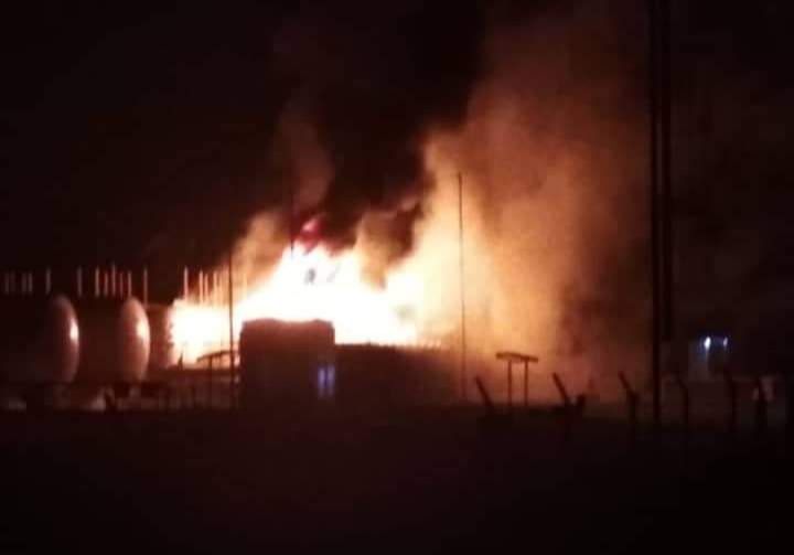 Domselaar: "el incendio en la planta de gas está controlado y no hay riesgos" 10