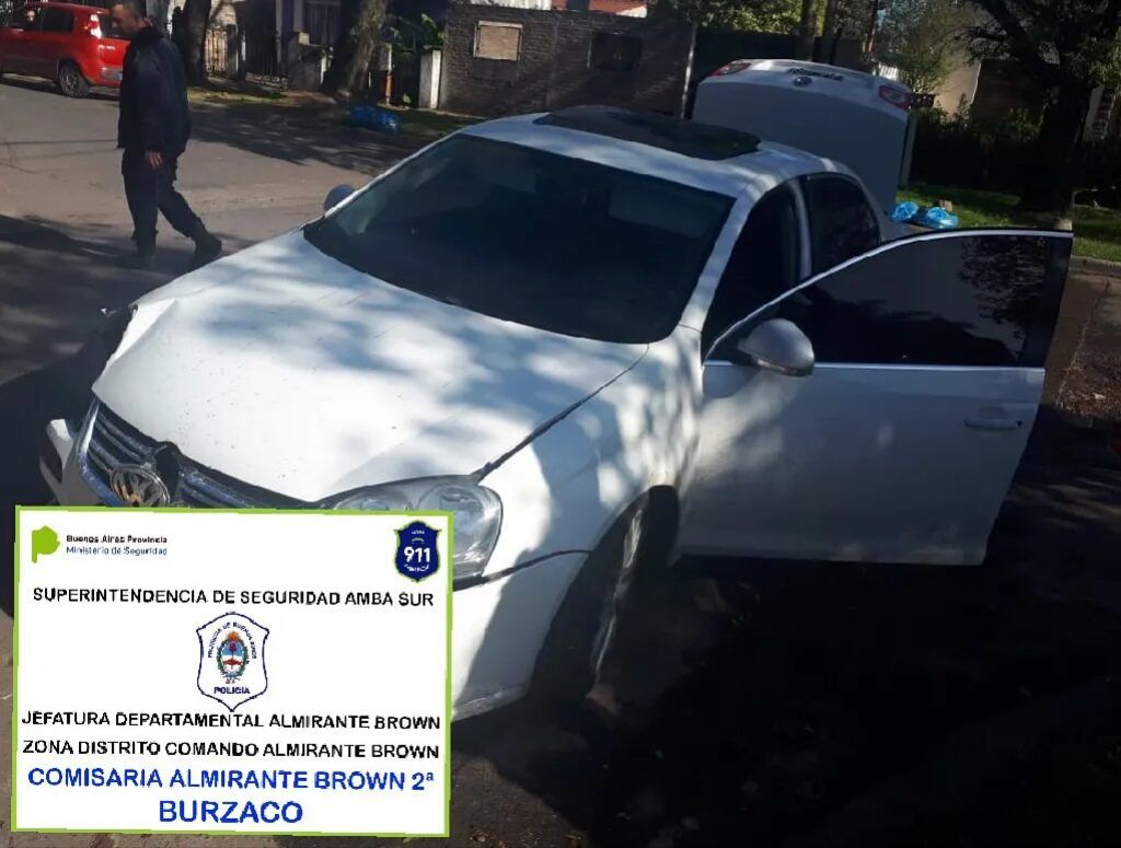 Almirante Brown: tres delincuentes detenidos tras persecución y tiroteo 4