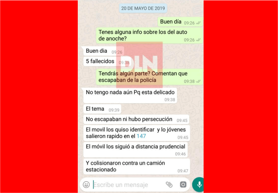 “No escapaban ni hubo persecución”, la respuesta del subcomisario luego de ocurrida la tragedia 4