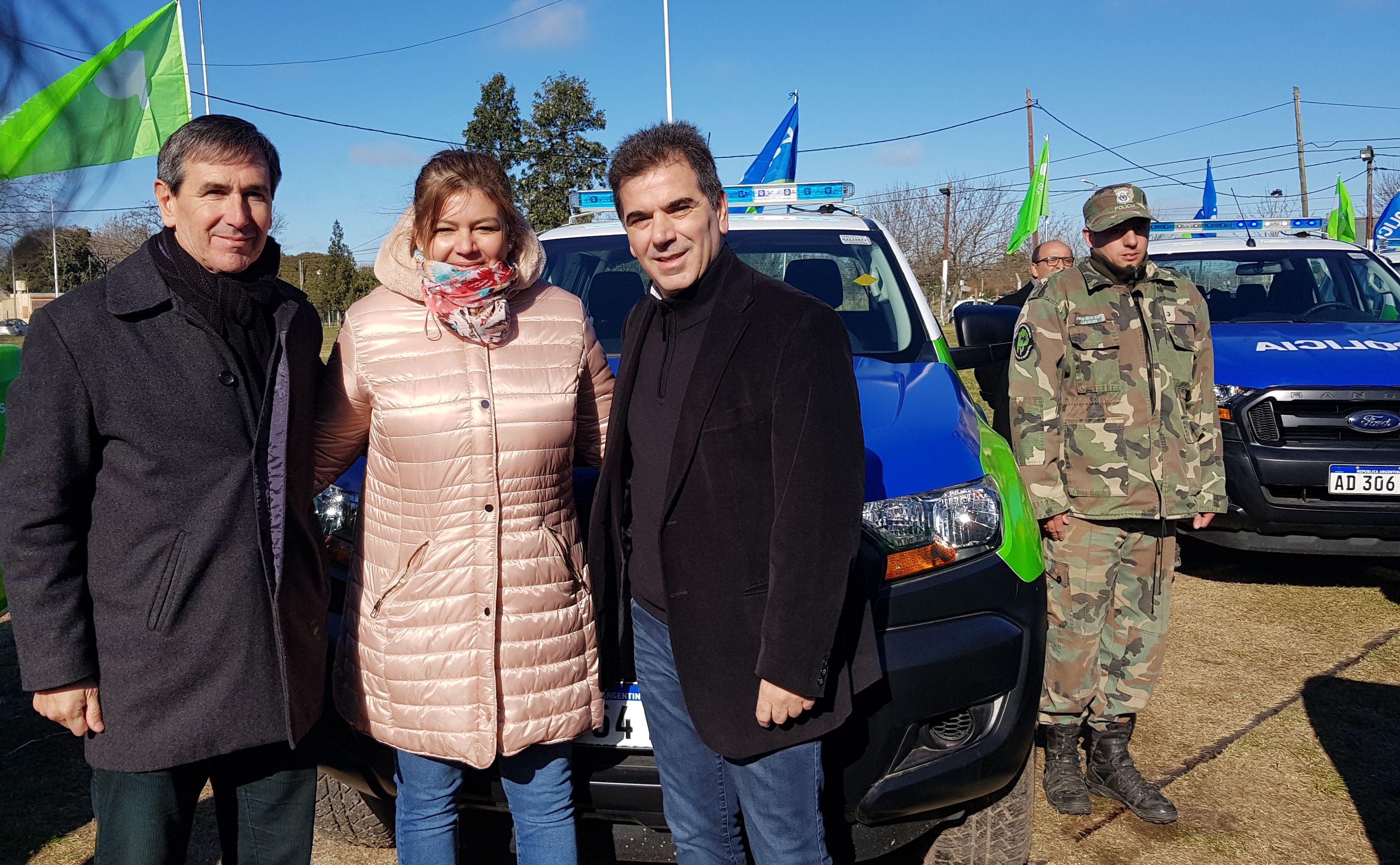 San Vicente: Vidal y Ritondo entregaron 100 patrulleros para los CPR de la provincia 10