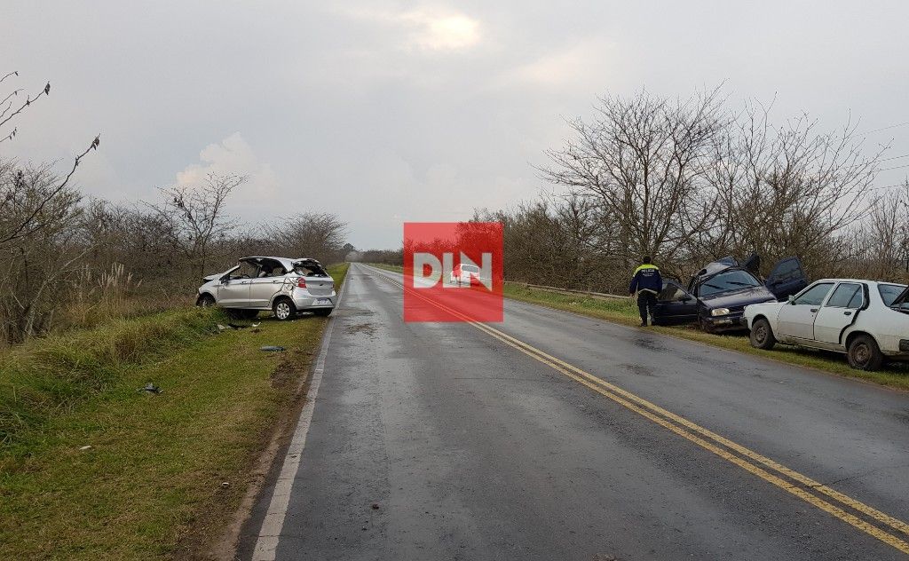 BRANDSEN: Impactante accidente entre dos autos en ruta 29 9