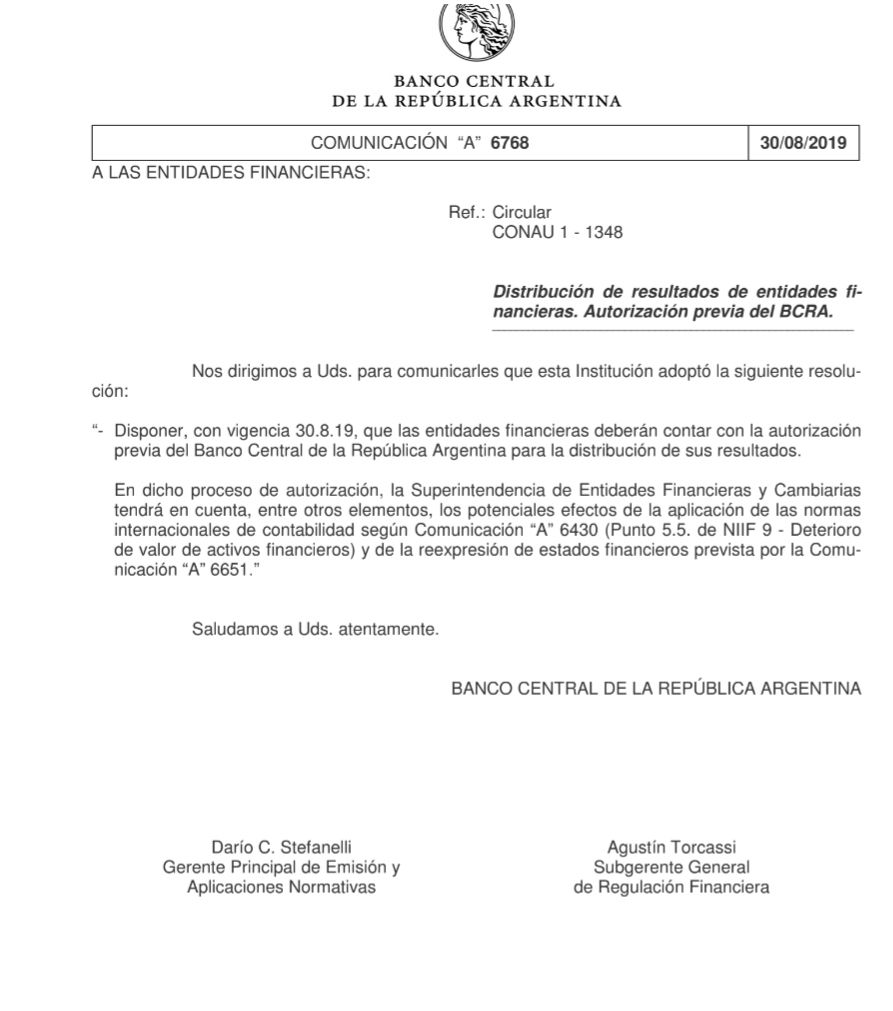 El Banco Central limitó el giro de dólares de los bancos al exterior 4