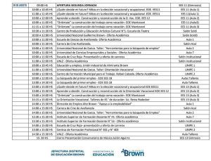 ALMIRANTE BROWN: Comienza la "Expo-Universidad" 7