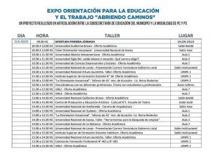 ALMIRANTE BROWN: Comienza la "Expo-Universidad" 6
