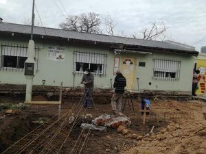 MONTE: Comenzó la ampliación de la salita del Barrio Coppola 4
