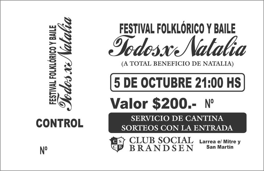 BRANDSEN: Organizan un festival folklórico para vecina que padece grave enfermedad 4