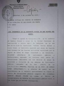 Masacre de Monte: Bomberos pasó a disponibilidad al oficial Nelson Barrios 4