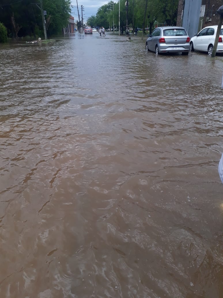 CAÑUELAS: Tras el temporal que azotó a la región Máximo Paz quedó bajo agua 7
