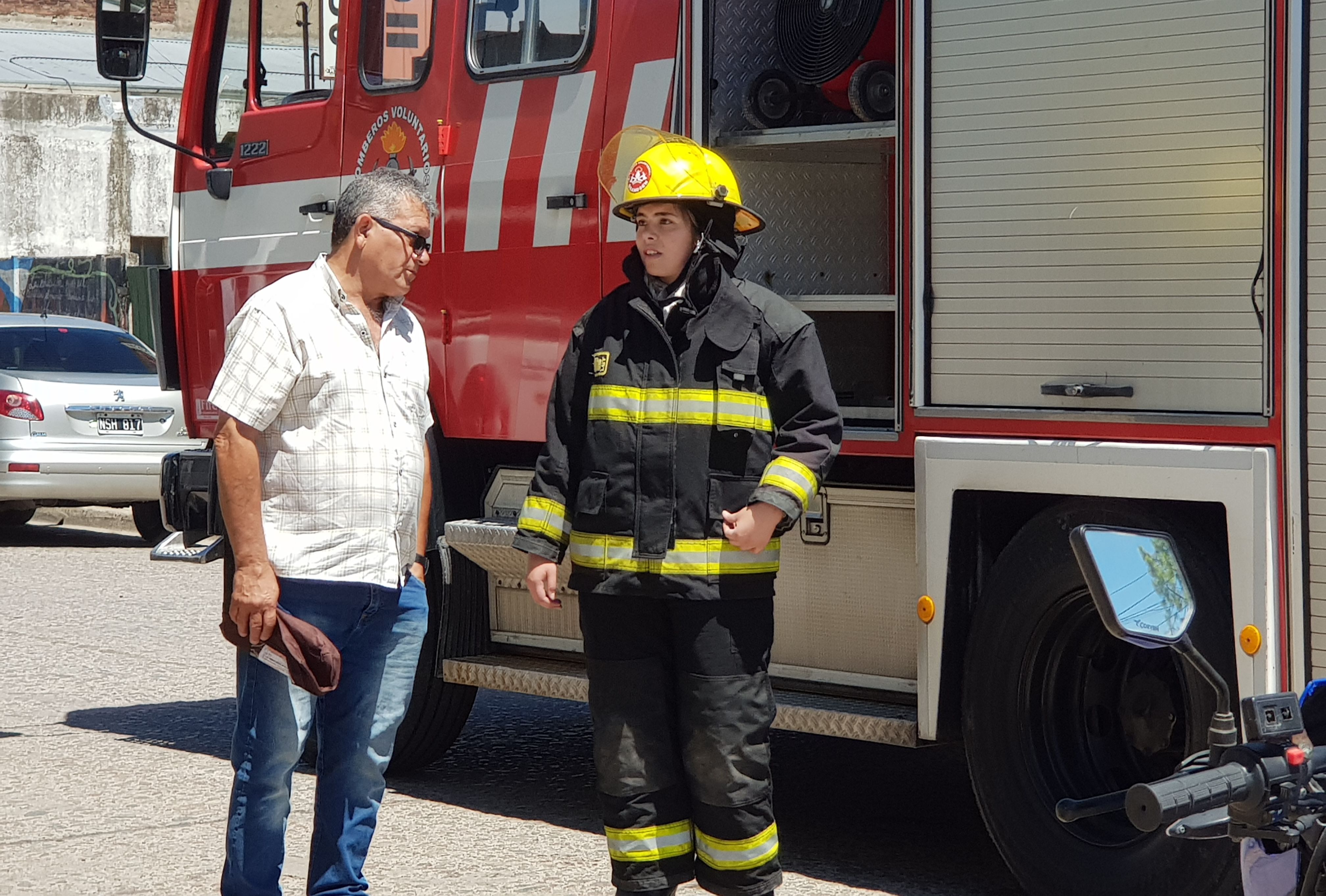 BRANDSEN: Susto por un principio de incendio en el Banco Provincia 6