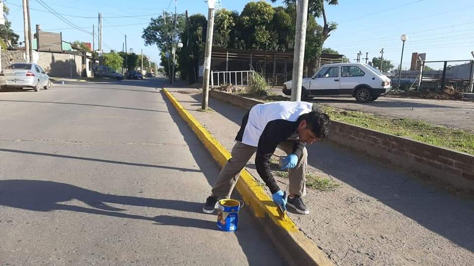 Comenzaron los trabajos de señalización y de mejorado en los espacios comunes de korn 6