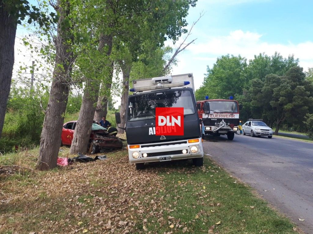Accidente fatal en Guernica: un joven perdió la vida tras chocar contra un árbol en ruta 210 4