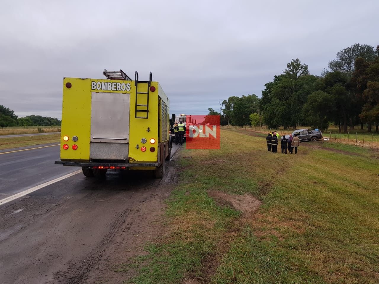 BRANDSEN: Volcó una camioneta en ruta 2 4
