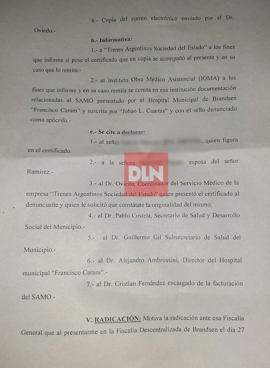 Polémica en Brandsen: un médico denunció a las autoridades del hospital por robo de identidad 12
