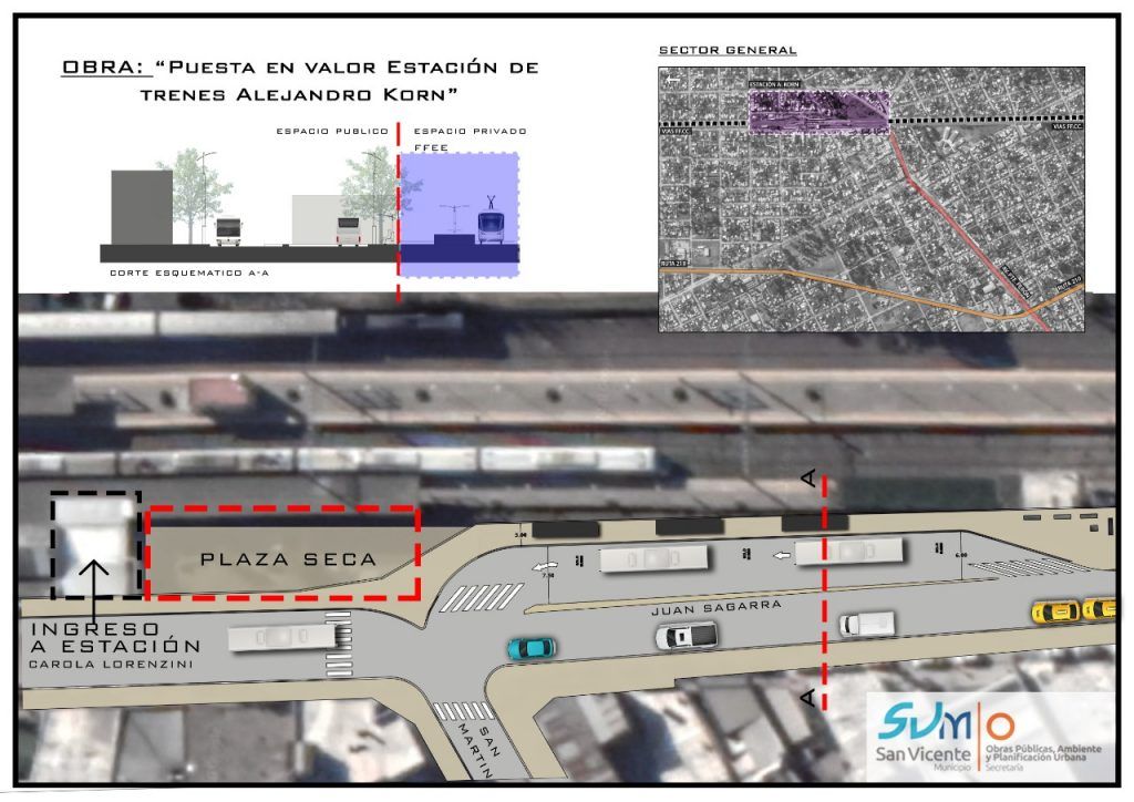 Mantegazza: "la obra de la estación de Korn viene a saldar una histórica demanda de los vecinos" 4