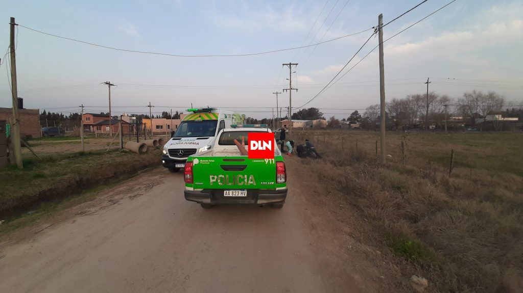 BRANDSEN: Hallan a un hombre inconsciente en una zanja del barrio La Dolly 3