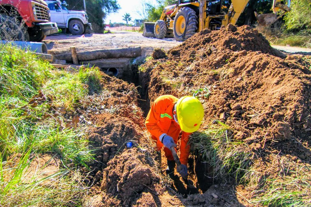 Avanzan los trabajos de ampliación de la Red de Agua Potable en Domselaar 2