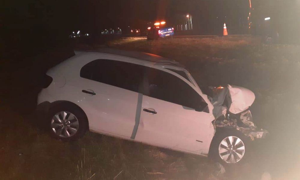 Brandsen: fuerte choque entre dos autos en la ruta 2 dejó cuatro ...