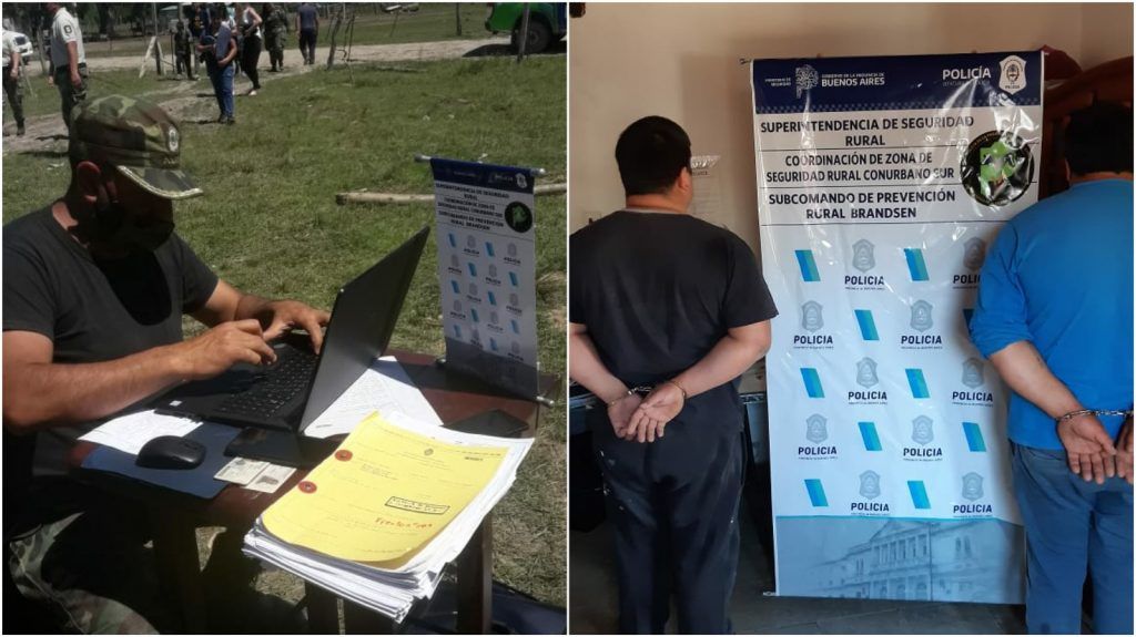 La policía de Brandsen desalojó a una familia que había usurpado un predio en La Parada 2