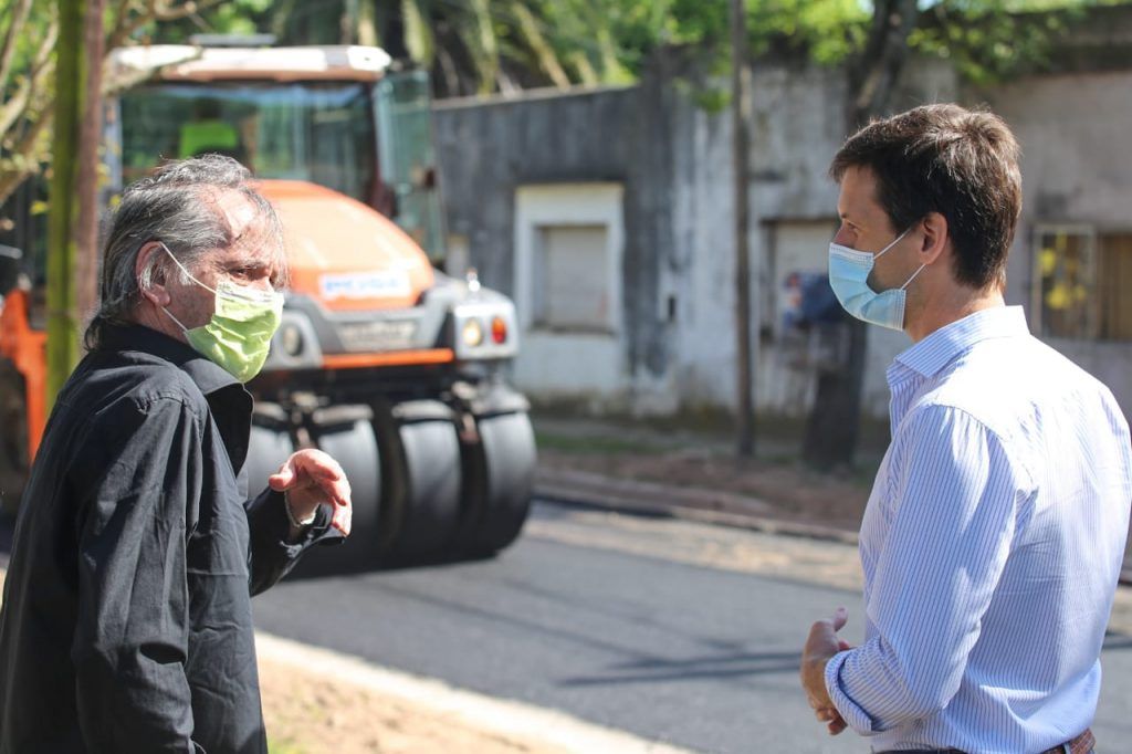 San Vicente: finalizó la pavimentación de cinco cuadras del distrito 2