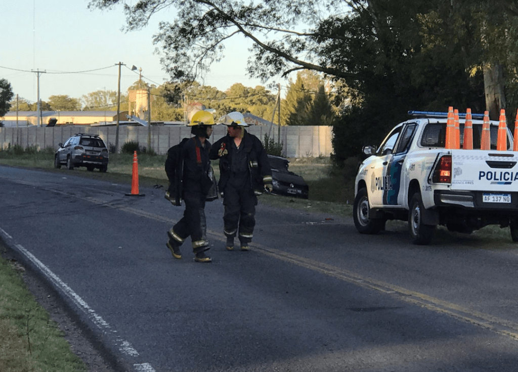 Grave accidente en la ruta 215: se le desprendió el acoplado e impactó contra un auto 3
