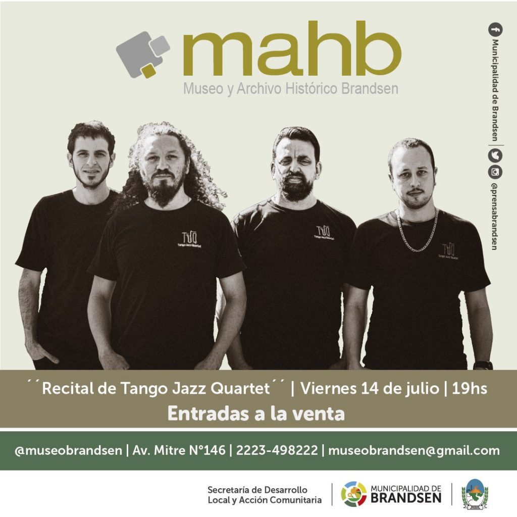 Tango Jazz Quartet se presenta en el Museo y Archivo Histórico Municipal de Brandsen 2