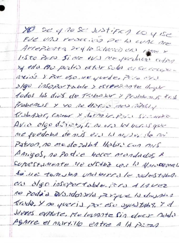 “Los congelé para que los puedan velar”: la carta del autor del doble crimen en Olavarría 2