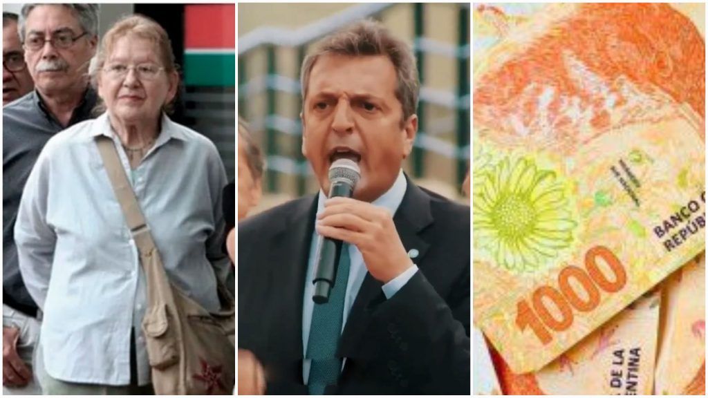 Jubilados: Sergio Massa anunció un bono adicional de $15.000 por tres ...