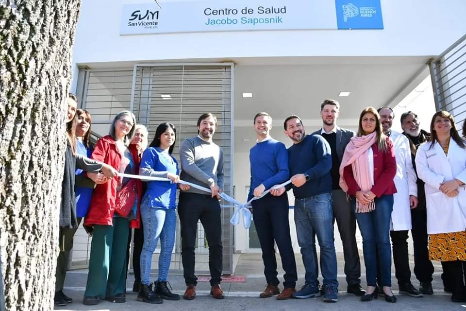 Mantegazza y Kreplak inaguraron la ampliación y reconstrucción del Centro de Salud "Jacobo Saposnik" en Alejandro Korn 2