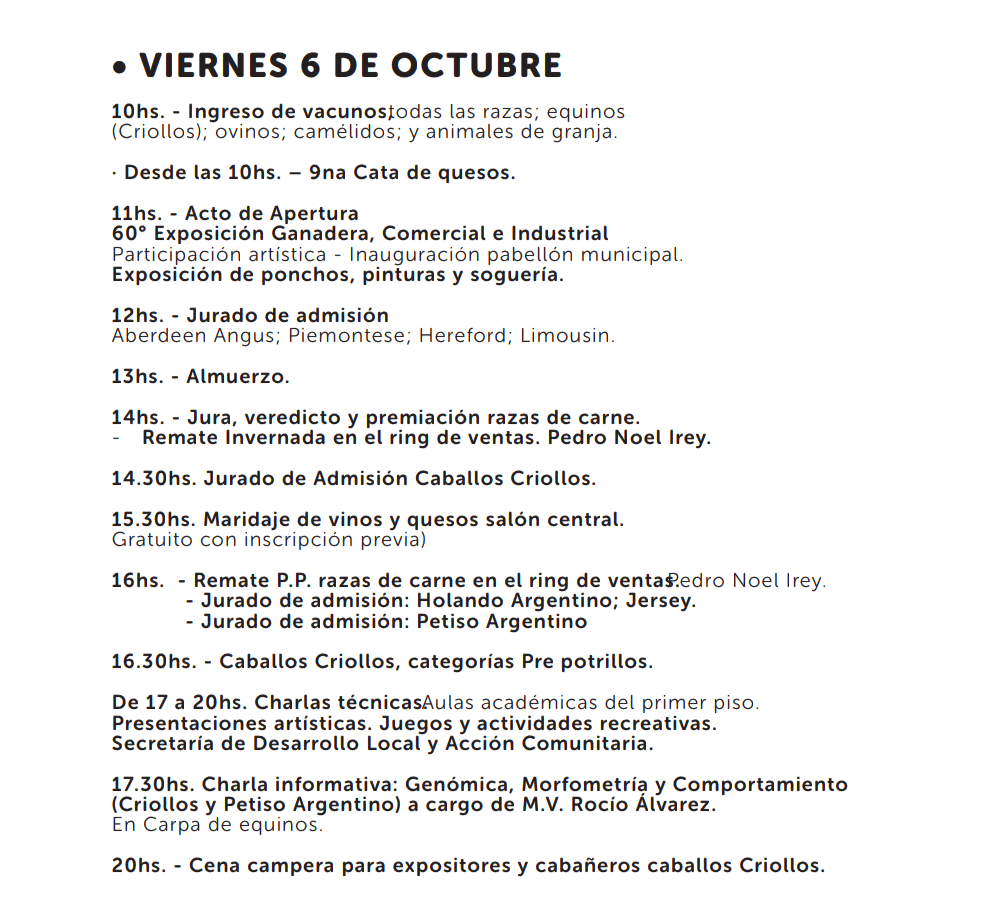 Este viernes dará comienzo la Expo Brandsen y se desarrollará durante tres días: shows, remates, feria y mucho más 2