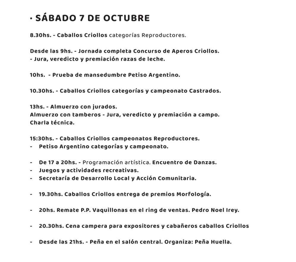 Este viernes dará comienzo la Expo Brandsen y se desarrollará durante tres días: shows, remates, feria y mucho más 3